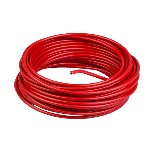 Product image for TES XY2CZ3015 TES Emergency stop rope pull switches XY2C, red galvanised cable, ? 3.2 mm, L 15.5 m, for XY2C
