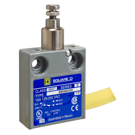 Product image for TES 9007MS09S0206 Limit switch, 9007, 240 VAC 10amp ms +options