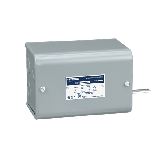 Product image for TES 9038AG1 mechanical alternator, open tank, NEMA 1, pedestal mounted, 4 NC, DPST DB contacts, 1 HP