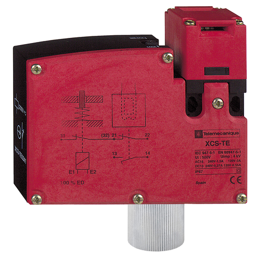 TES XCSTE7333 Safety interlock 240 VAC 5 A t XCS Product image for TES XCSTE7333 Safety interlock 240 VAC 5 A t XCS