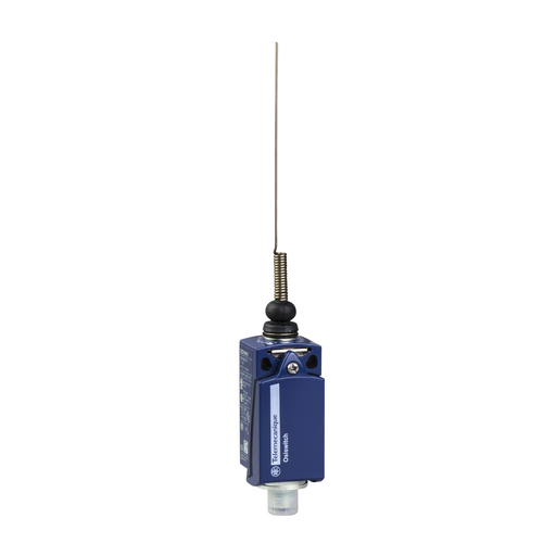 Product image for TES XCKD2106M12 Limit switch, Limit switches XC Standard, XCKD, cat's whisker, 1NC+1 NO, snap, M12
