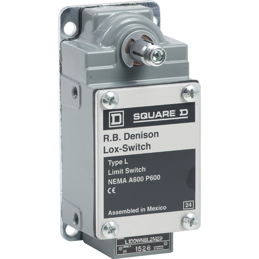 Product image for TES L100WNSL2M29 Limit switch, L100/300, 600 V 10amp type l +options