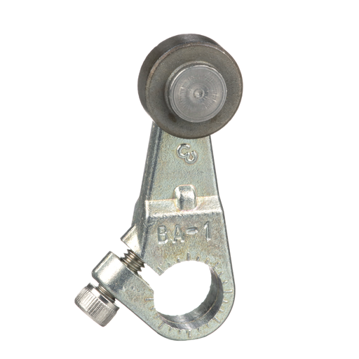 Product image for TES Sensors 9007BA1 limit switch lever arm, 9007C, 1.38 inch long cast zinc lever arm, 0.625 inch diameter roller, 0.25 inch wide roller