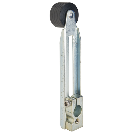 Product image for TES 9007HA4 NEMA limit switch, 9007C, adjustable length lever arm, nonbendable, 0.625 inch nylon roller, 0.25 inches wide