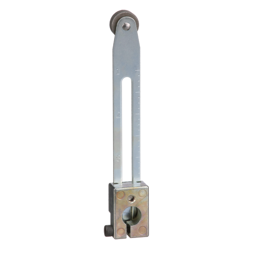 Product image for TES 9007HA5 limit switch lever arm, 9007C, bendable adjustable lever arm, 0.625 inch diameter roller, 0.25 inch wide roller