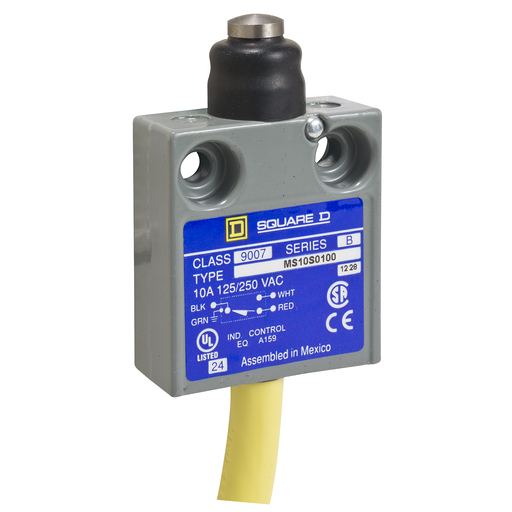 Product image for TES 9007MS10S0300 Limit switch, 9007, 240 VAC 10amp ms +options