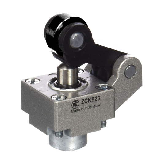 Product image for TES ZCKE21 Limit switch head, Limit switches XC Standard, ZCKE, thermoplastic roller lever plunger