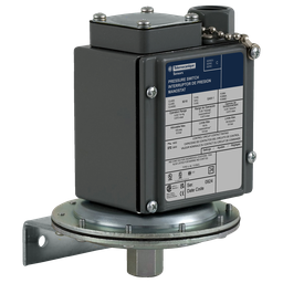 TES 9016GAW21 Electromechanical vacuum switch, 9016G, adjustable scale, 2 thresholds, Set 0 to 28.3 InHg