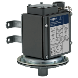 TES 9016GAW21F Electromechanical vacuum switch, 9016G, 9016 g, adjustable scale, 2 thresholds, Set 0 to 23.8 InHg