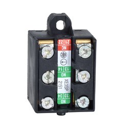 TES XE3SP2151 Limit switch contact block, Limit switches XC Standard, 1NC+2 NO, snap action