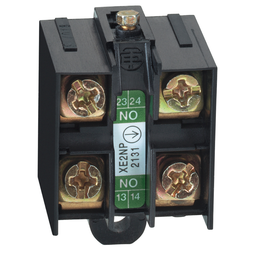 TES XE2NP2131 Limit switch contact block, Limit switches XC Standard, 2 NO, slow break, simultaneous