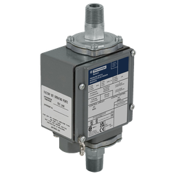 TES 9012GGW4 Pressure switch 9012G, adjustable scale, 2 thresholds, 0 to 175 PSIG