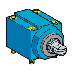 Square D ZC2JE64 0.6 Millisecond Steel Side Plunger Horizontal Roller Limit Switch Head