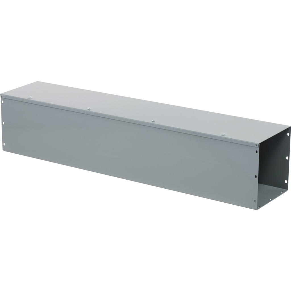 Product image for Square D LDB104 10 x 10 Inch x 4 Foot NEMA 1 14 Gauge Steel Hinged Cover Wireway