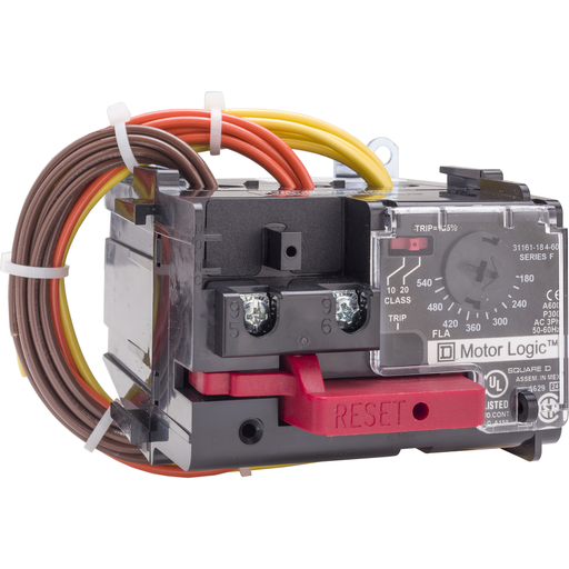 Product image for Square D 9065ST620 600 VAC 180 to 540 Amp 3-Phase Size 6 NEMA Solid State Thermal Overload Relay