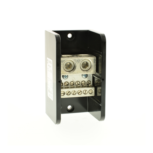 Product image for Square D 9080LBC165212 760 Amp 600 Volt 4 AWG to 500 MCM Primary Phenolic 1-Pole Standard Power Distribution Block