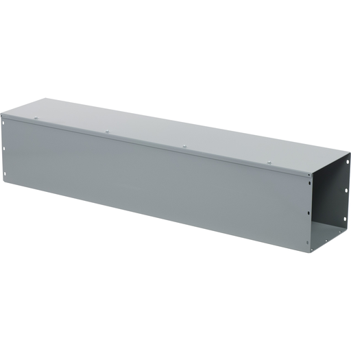Product image for Square D LDB104 10 x 10 Inch x 4 Foot NEMA 1 14 Gauge Steel Hinged Cover Wireway