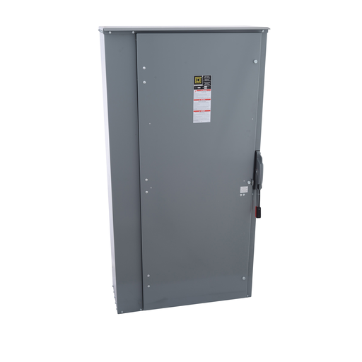 Product image for Square D H267R 600 VAC 800 Amp 2-Pole Class L Fusible Heavy Duty Safety Switch