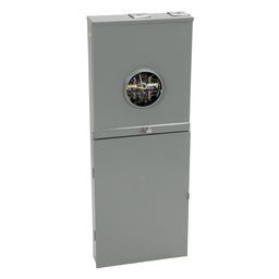 Square D QC816F200SL 200 Amp 1-Phase 3-Wire Surface Mount Overhead/Underground Service Ringless Type Meter Main