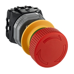 Square D XB5AS84449 EMERGENCY STOP, PLASTIC, RED