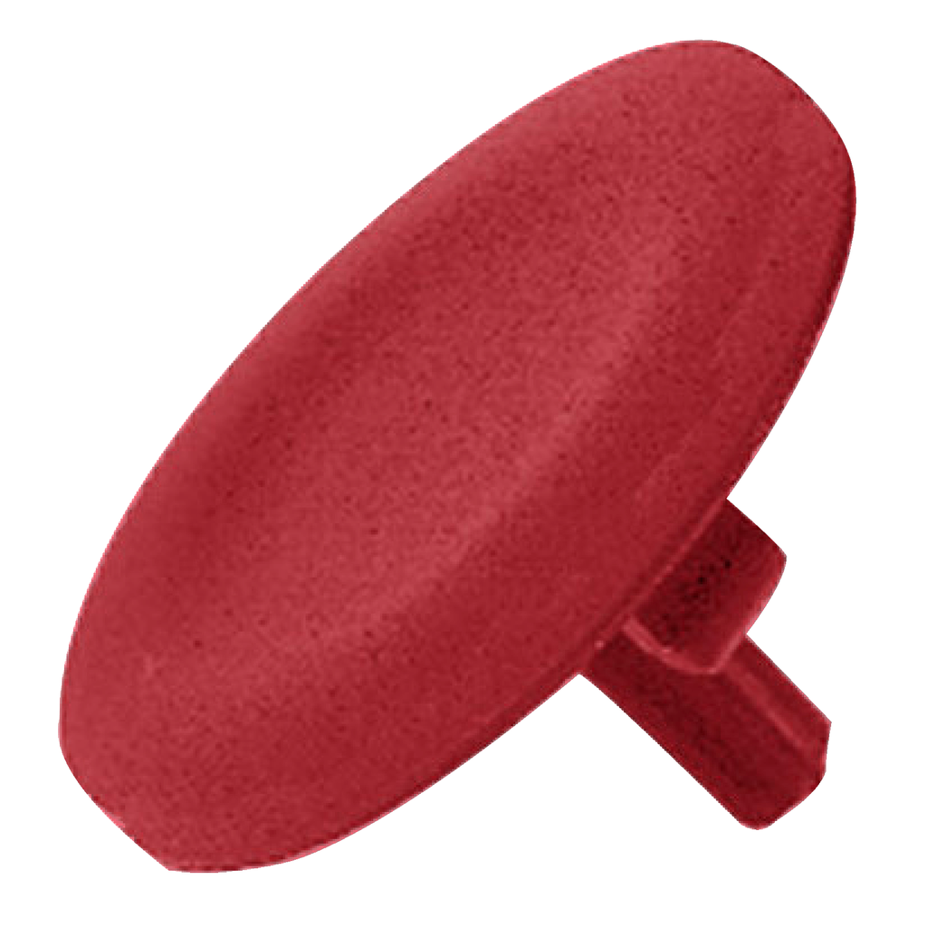 Mayer-DDS-red cap unmarked for circular projecting pushbutton Ø22-1