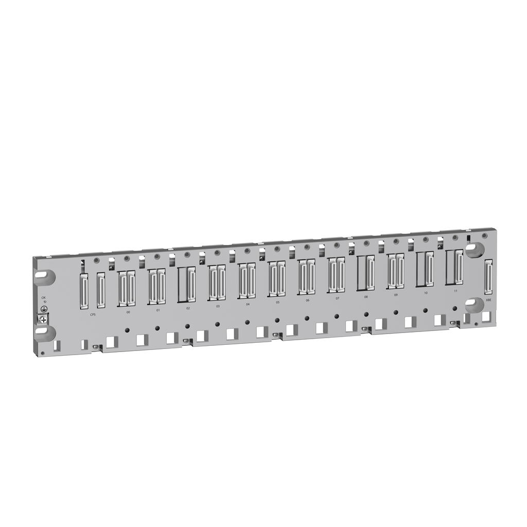 Mayer-DDS-rack, Modicon X80, 12 slots, Ethernet backplane, ruggedized-1