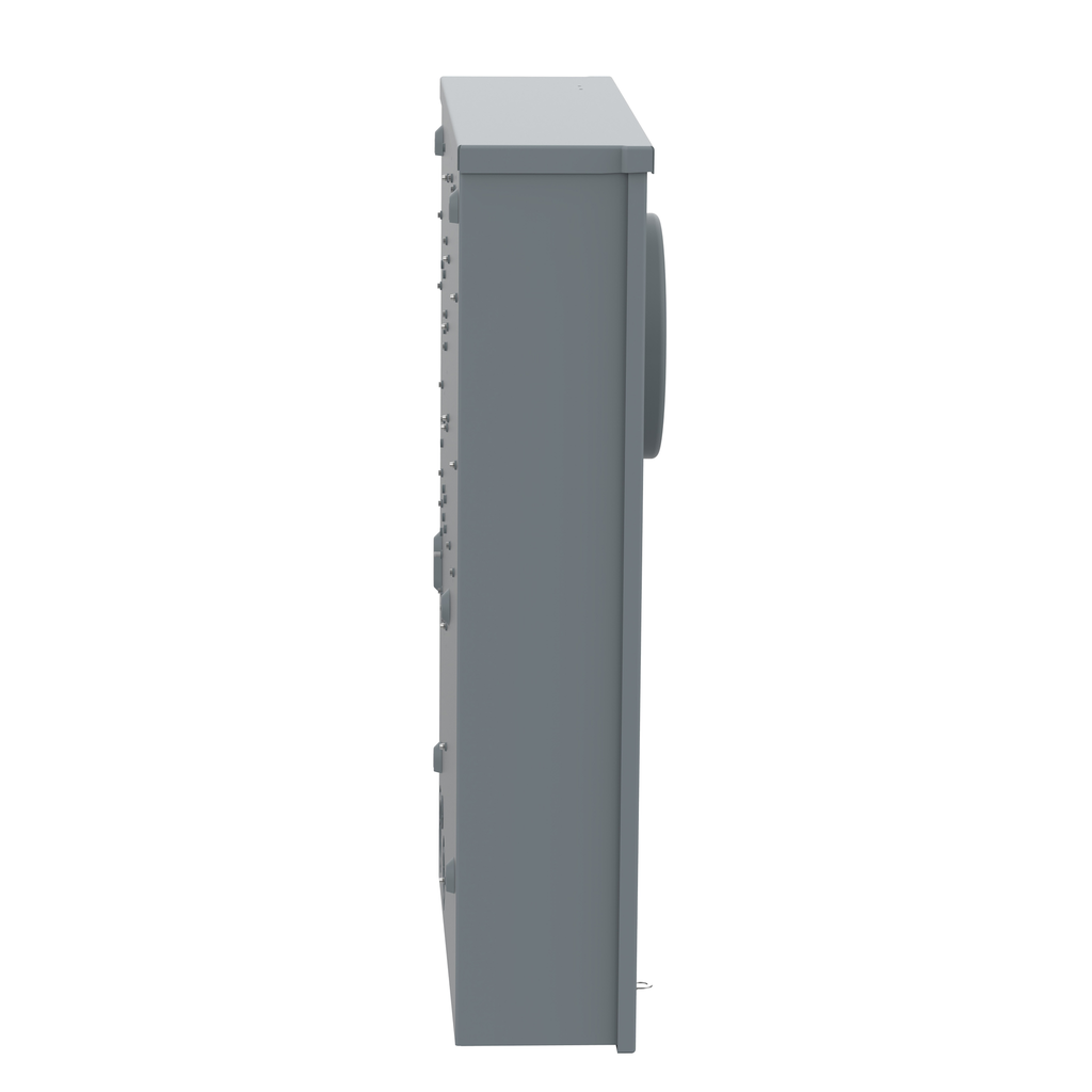 Mayer-DDS-Meter main, Homeline, CSED, ringless, underground, 4 space, 8 circuit, 100A, surface, solar ready, lever bypass-3
