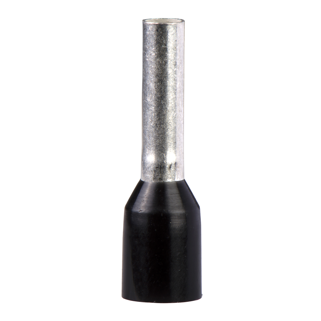 Mayer-DDS-Cable ends, Linergy TR cable ends, single conductor, black, 1.5mm², for insulated cable, short size, 10 sets of 100-1