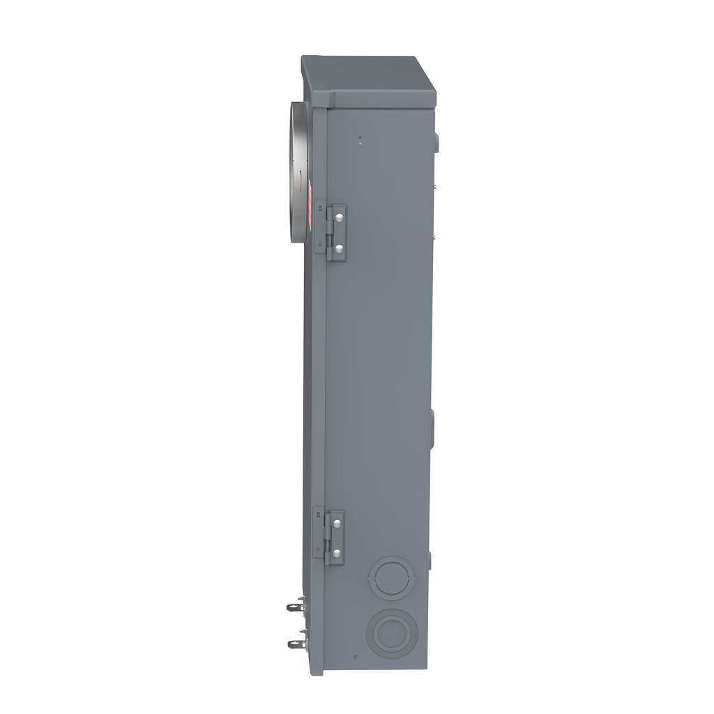 Mayer-DDS-Meter main, Homeline, CSED, ring type, underground, 8 space, 16 circuit, 100A, surface, solar ready, no bypass-3