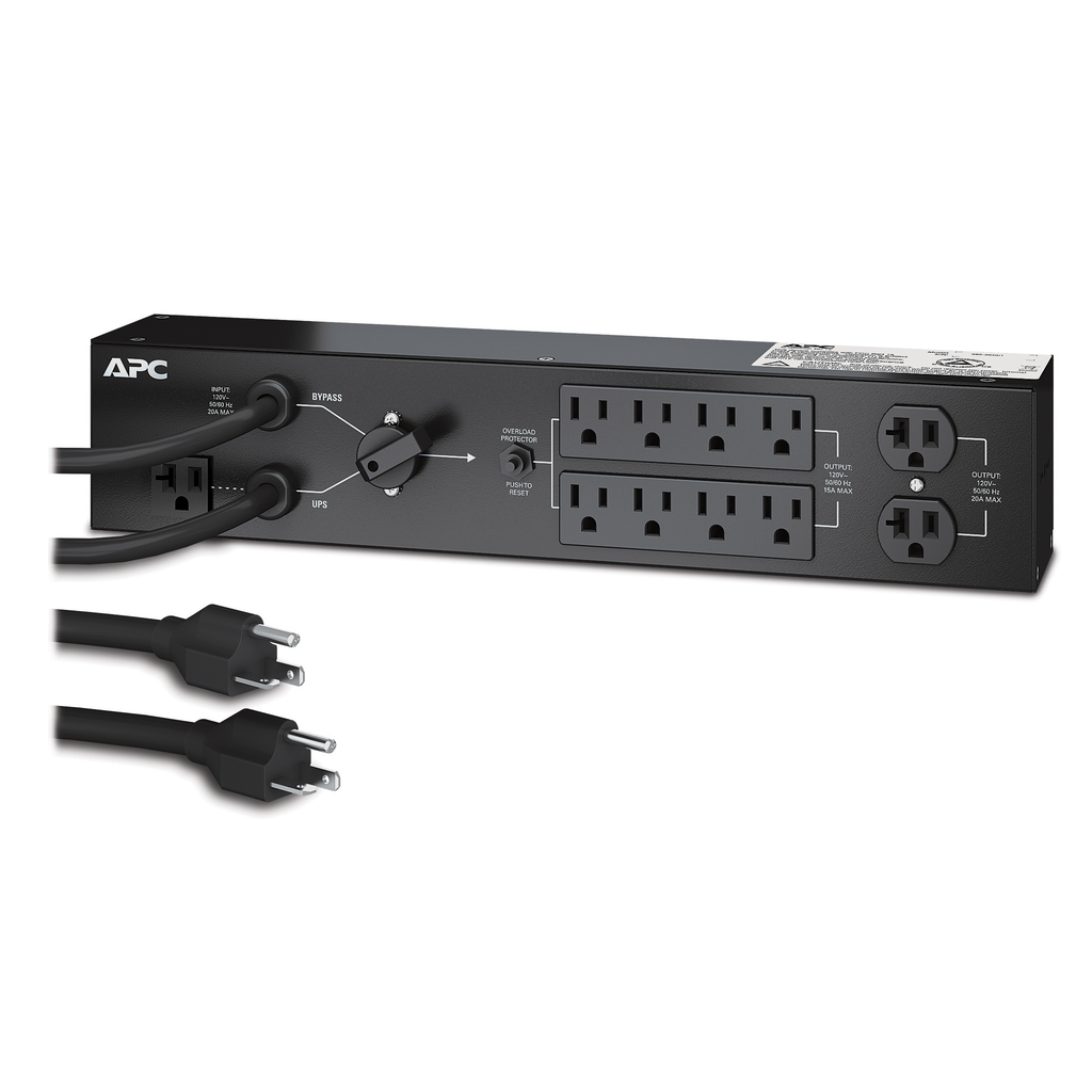 Mayer-DDS-APC SERVICE BYPASS PDU, 120V 20AMP W/ (6) NEMA 5-15R AND (2) 5-20R-1