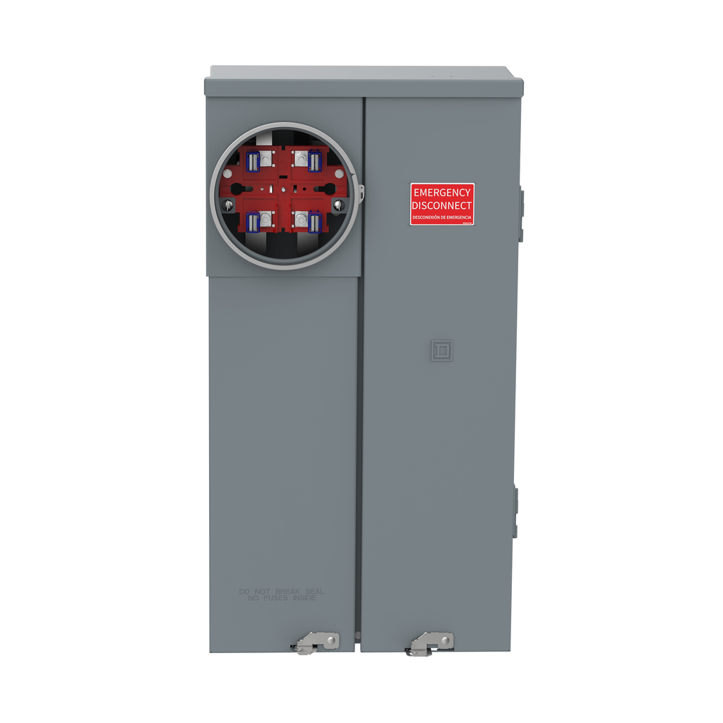 Mayer-DDS-Meter main, QO, CSED, ring type, underground, 8 space, 16 circuit, 200A, surface, solar ready, no bypass-3