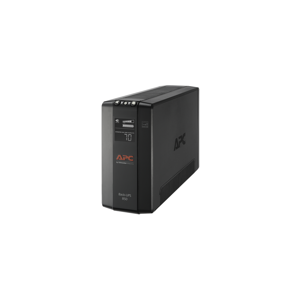 Mayer-DDS-APC Back-UPS 850, Compact Tower, 850VA, 120V, AVR, LCD, 8 NEMA outlets (4 surge)-1