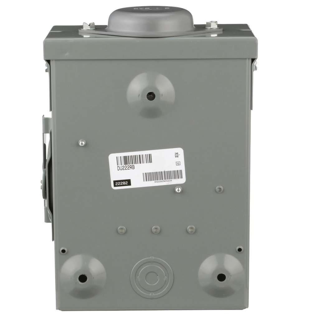 Mayer-DDS-Safety switch, general duty, non fusible, 60A, 2 pole, 10hp, 240VAC, NEMA 3R, bolt on provision-2