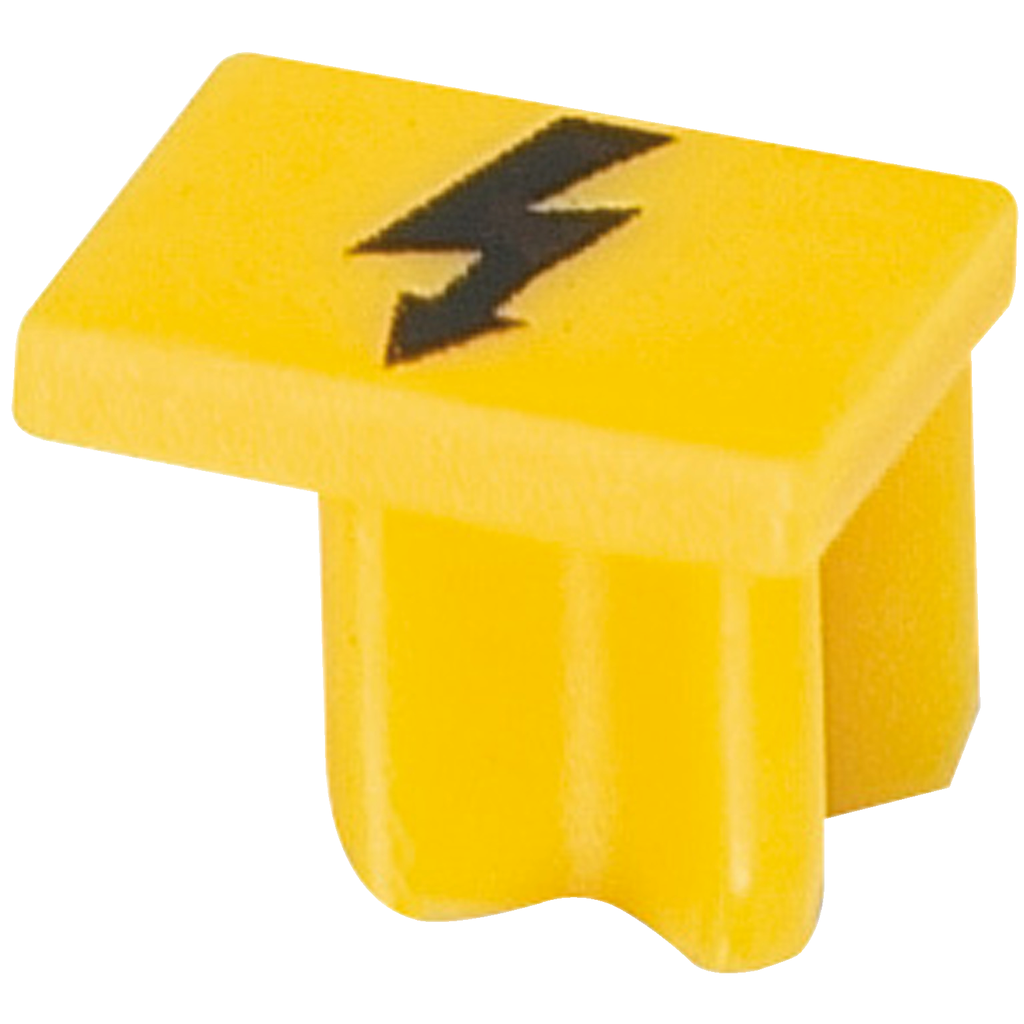 Warning label, Linergy TR terminals blocks, for 2.5mm² spring terminal