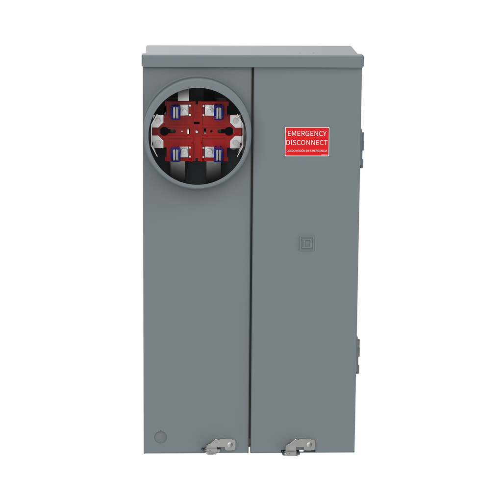 Mayer-DDS-Meter main, Homeline, CSED, ringless, no feed through, underground, 8 space, 16 circuit, 200A, solar ready, no bypass-3