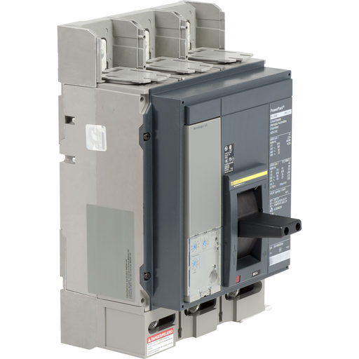 Mayer-DDS-Circuit breaker, PowerPacT P, 800A, 3 pole, 600VAC, 18kA, lugs, Micrologic 5.0, 80%-1