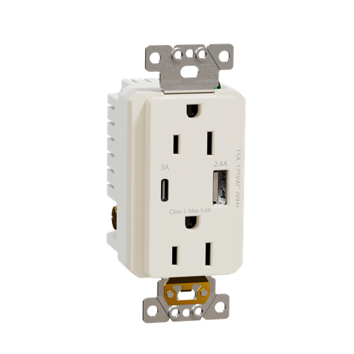 Product image for SQD SQR55153LA USB charger + socket