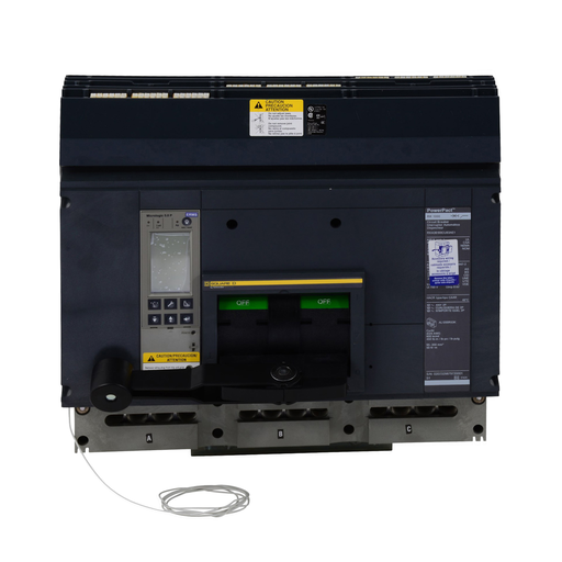Mayer-DDS-Circuit breaker, PowerPacT R, 1000A, 3 pole, 600VAC, 65kA, I-Line, Micrologic 5.0P, 100%, modbus-2