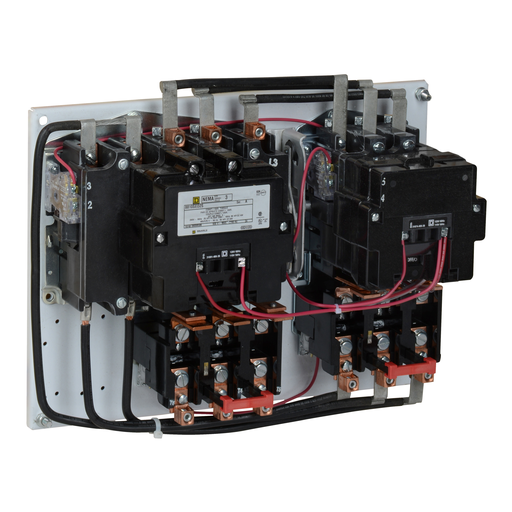 Product image for Square D 8810SEO2V02S 110/120 VAC 90 Amp 50 Hp 3-Phase 3-Pole Open Type 2-Speed Non-Reversing Magnetic Starter
