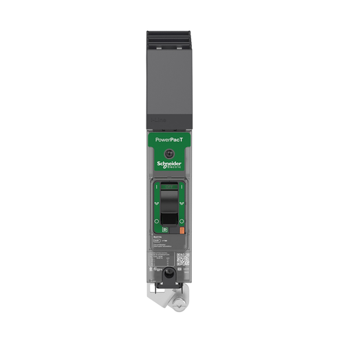 Mayer-DDS-Circuit breaker, PowerPacT B, 40A, 1 pole, 480Y/277VAC, 18kA, I-Line, thermal magnetic, 80%, C-2