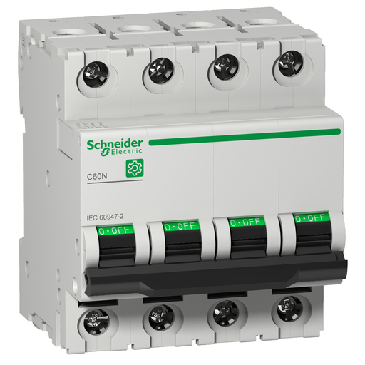 Mayer-DDS-Miniature circuit breaker (MCB), Multi9 C60N, 4P, 10A, C curve, 10kA (IEC/EN 60947-2)-1