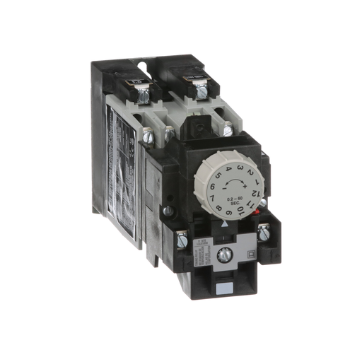 Product image for Square D 8501XO20XTE1V02 110/120 VAC 10/5 Amp 1NO 1NC Panel Mount AC Operated Industrial Timing Relay