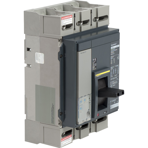 Mayer-DDS-Circuit breaker, PowerPacT P, 800A, 3 pole, 600VAC, 65kA, lugs, Micrologic 3.0, 80%-1