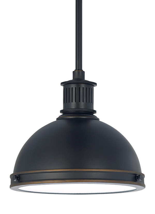 Product image for Pratt Street Metal 1 Light Small Pendant - Autumn Bronze