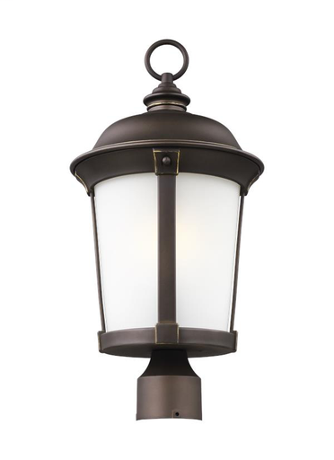 Product image for Calder 1 Light Post Lantern - Antique Bronze
