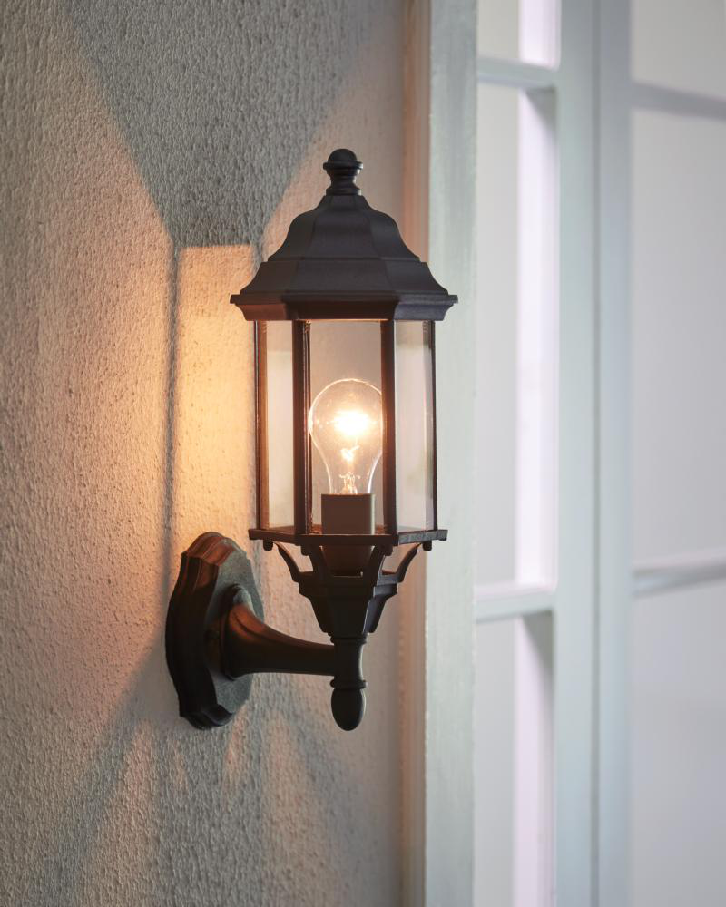 Large One Light Downlight Outdoor Wall Lantern 8438701-12