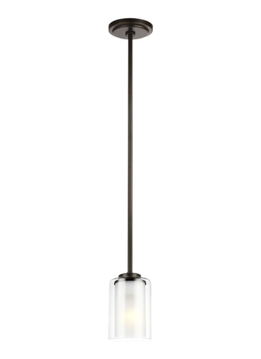 Product image for Elmwood Park 1 Light LED Mini Pendant - Heirloom Bronze