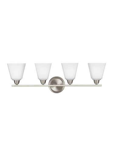 Product image for Parkfield 4 Light Vanity - Brushed Nickel