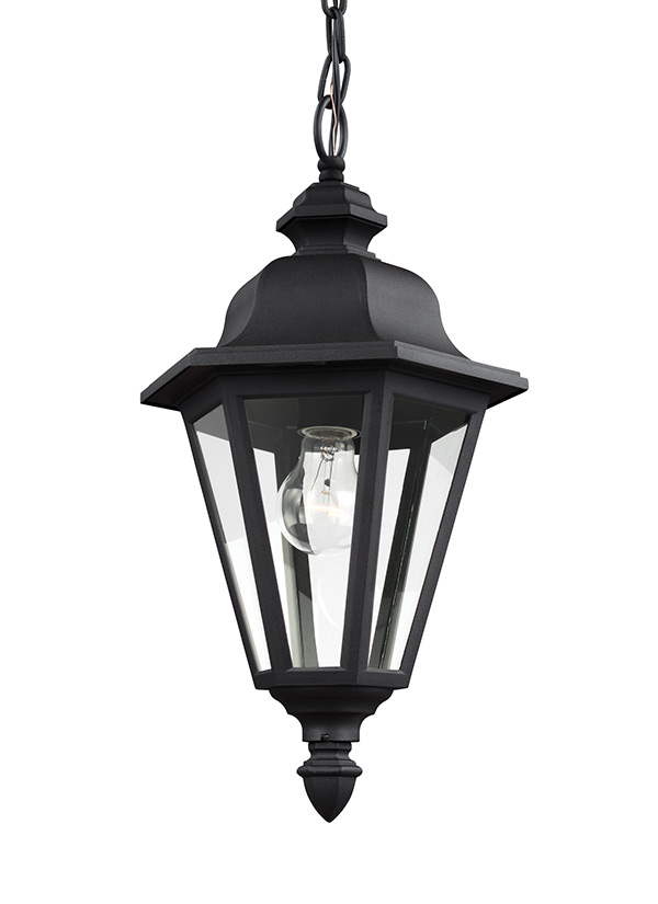 Product image for Brentwood 1 Light Hanging Lantern - Black