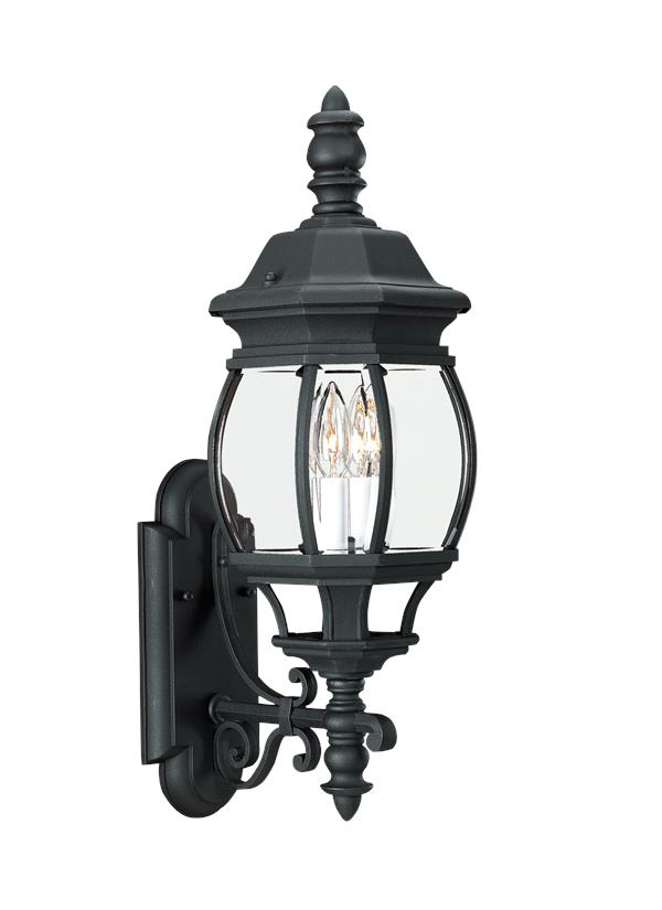 Product image for Wynfield 2 Light LED Wall Lantern - Black